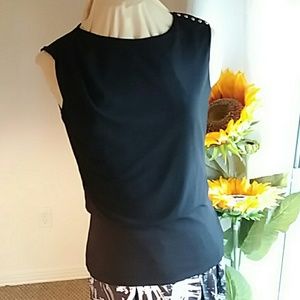 White house black market XS BLK sleeveless top